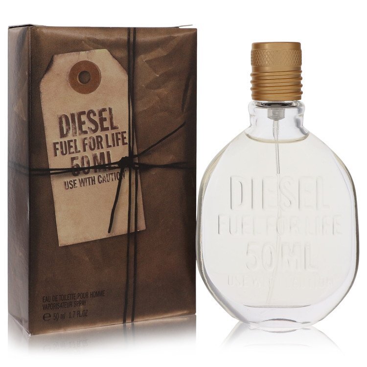 Fuel For Life by Diesel Eau De Toilette Spray 1.7 oz (Men) Energetic Powdery Masculine Fragrance
