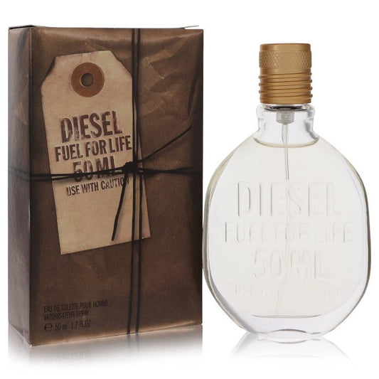 Fuel For Life by Diesel Eau De Toilette Spray 1.7 oz (Men) Energetic Powdery Masculine Fragrance
