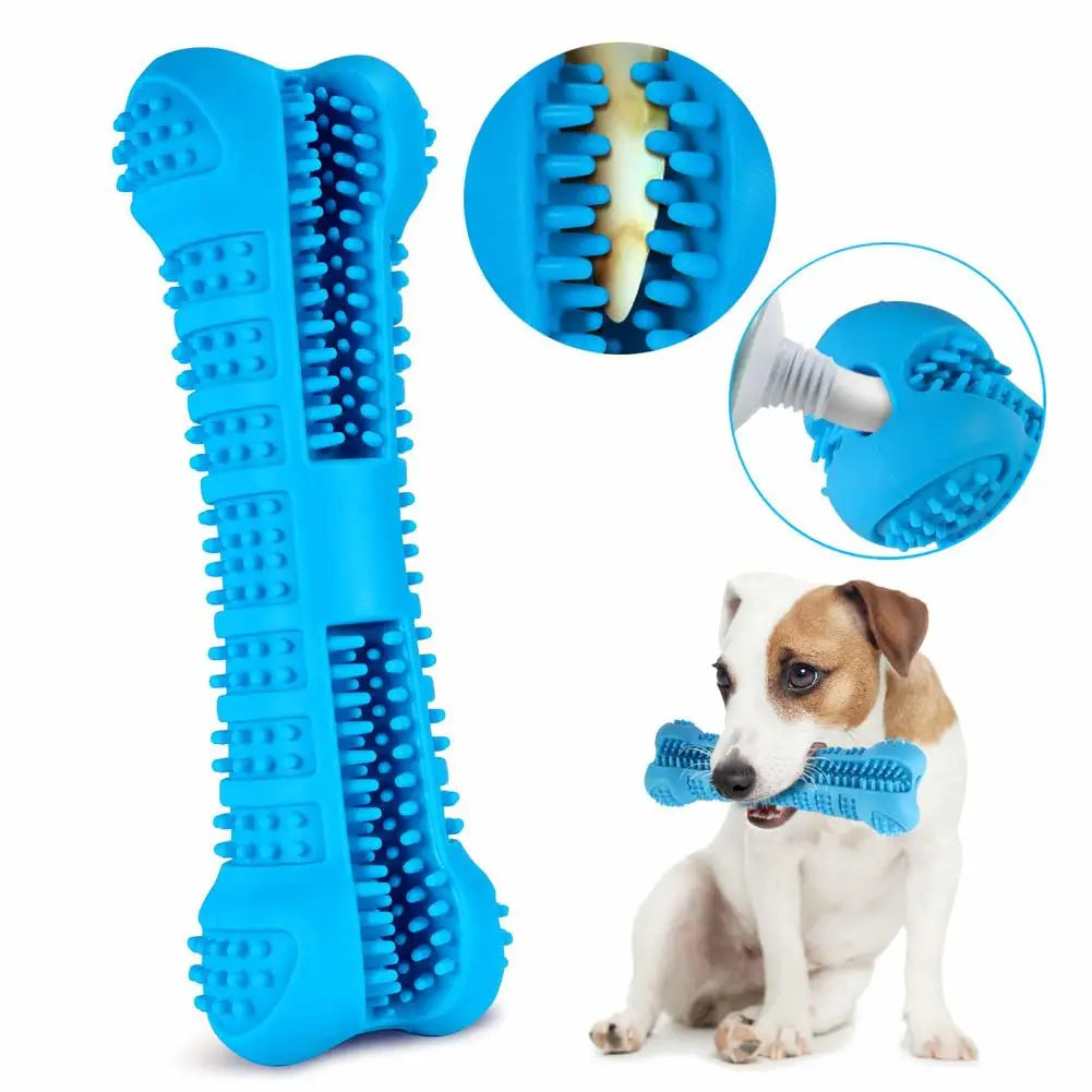 Gentle Rubber Dog Toothbrush Pet Care evlune