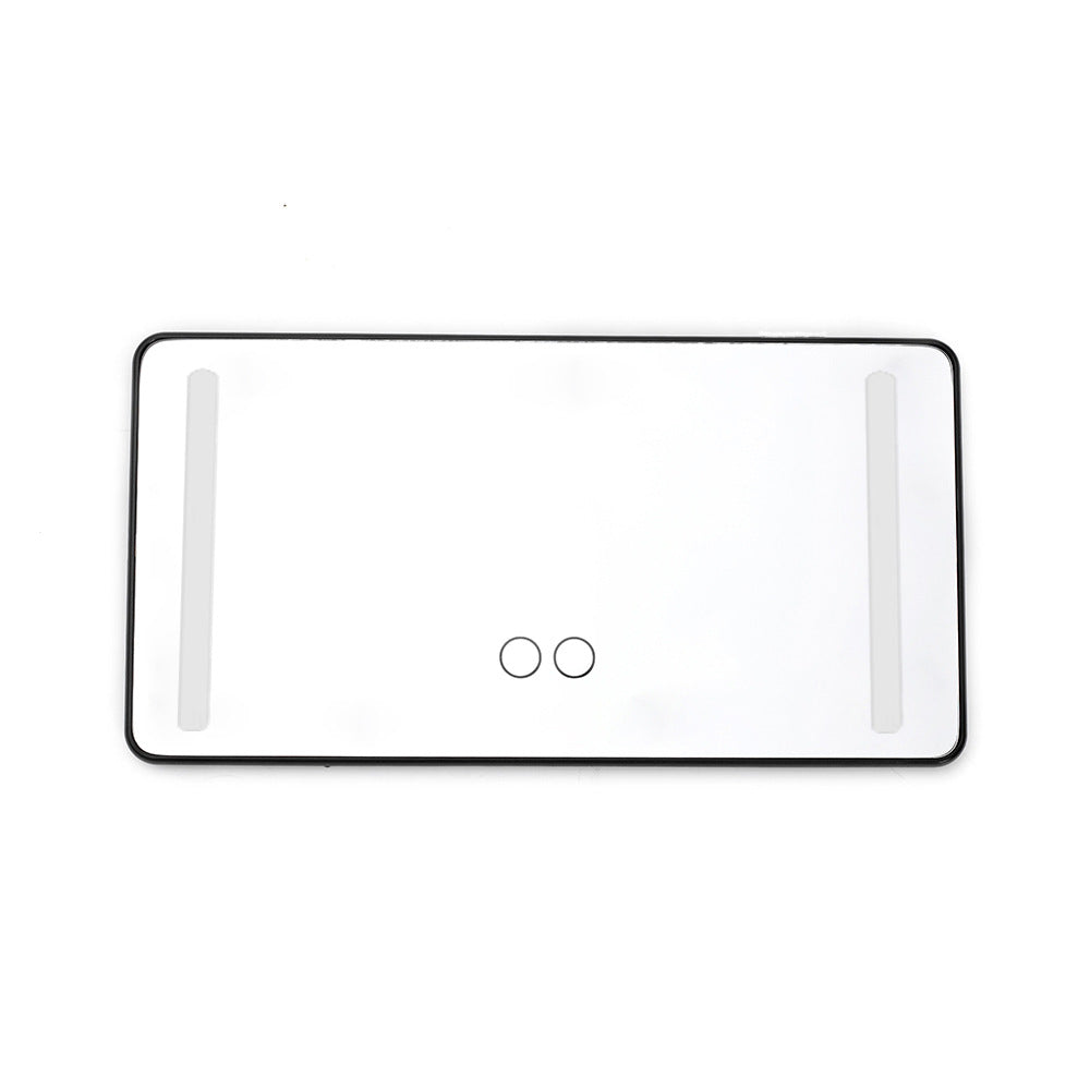 HD Clarity Touch Control Mirror for Cars LED Car Makeup Mirror evlune