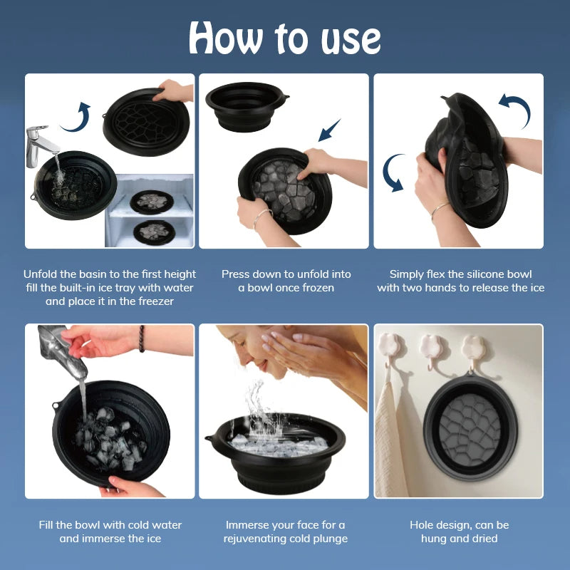 Home Spa Facial Ice Bath Bowl evlune