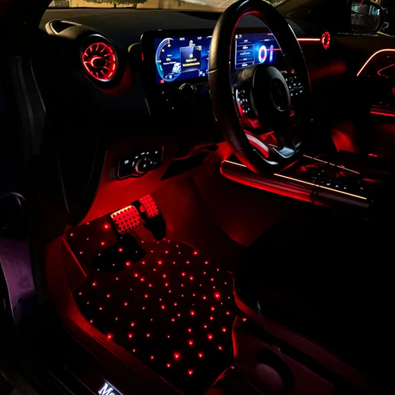 Illuminated Starlight Car Mats evlune