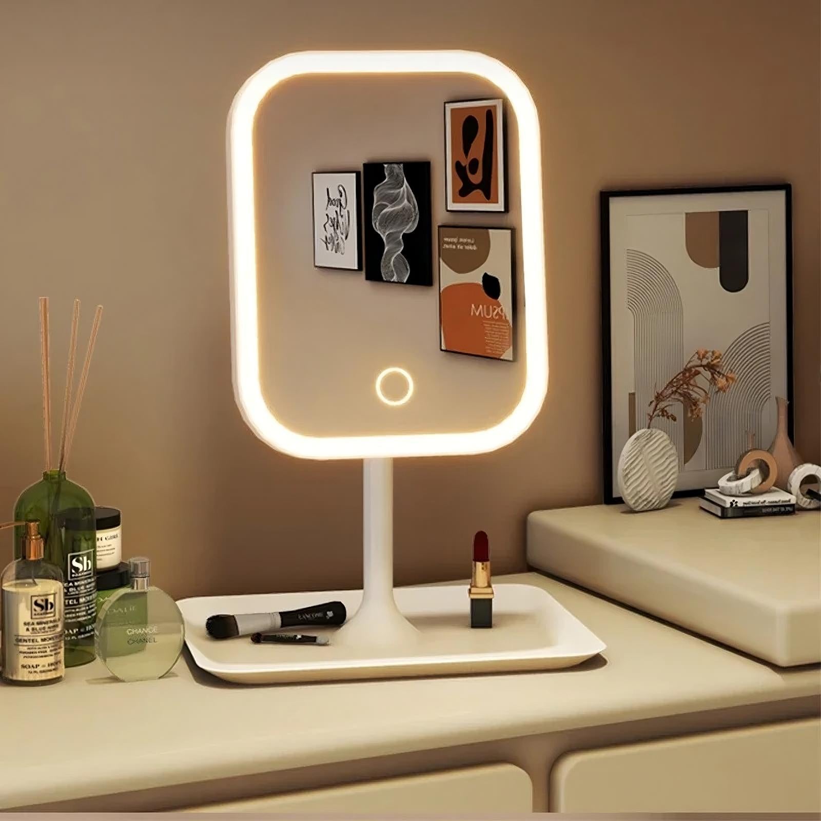 LED Makeup Mirror LuminaTouch evlune