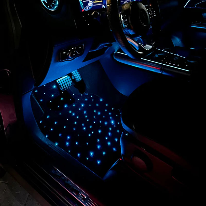 LED Starlight Car Floor Mats evlune