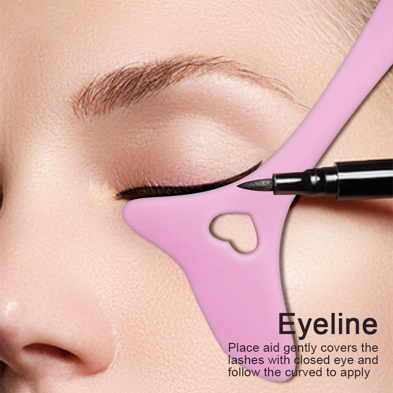 Mascara Shield Reusable Silicone Eyeliner Stencil evlune