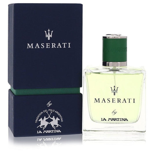 Maserati La Martina by La Martina Eau De Toilette Spray 3.4 oz Men's Cologne Luxury Aromatic Fougere Fragrance with Citrus and Woody Notes
