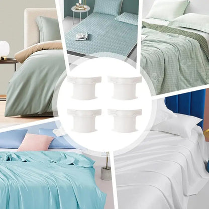 Metal Clips Bed Sheet Fasteners Heavy Duty Adjustable Sheet Straps evlune