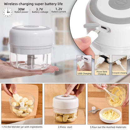 Mini Electric Food Chopper evlune