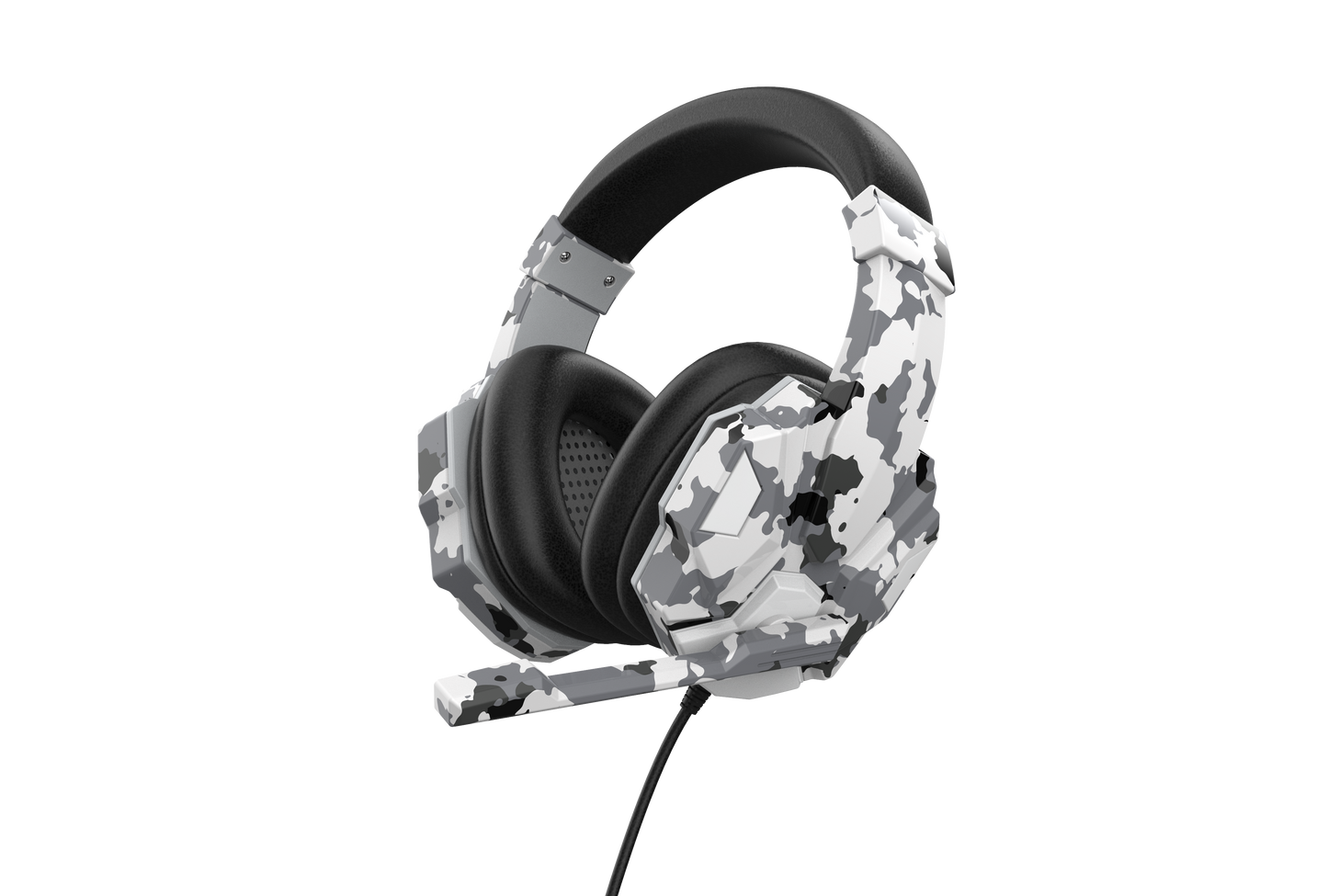 Earphone Gaming Headset Camouflage Headphones with Microphone for PC Laptop Camouflage Blue PS4 Edition