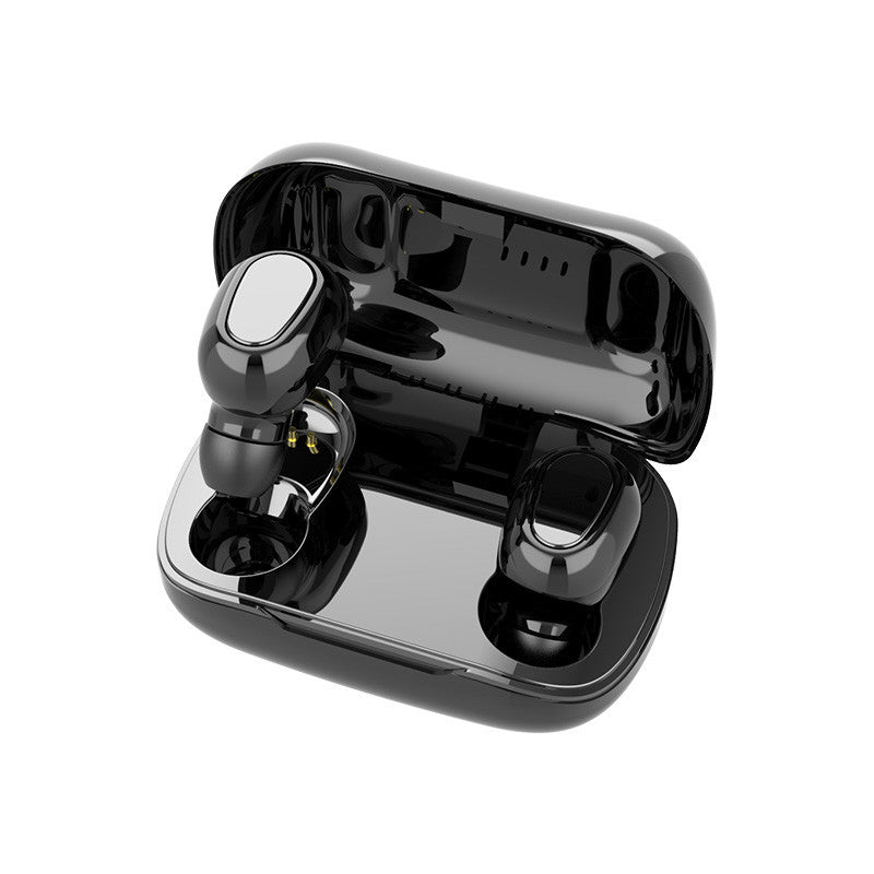 L21 True HIFI Wireless Bluetooth 5.0 Earbuds Sport Twins Stereo Headset with Portable Charging Case - White