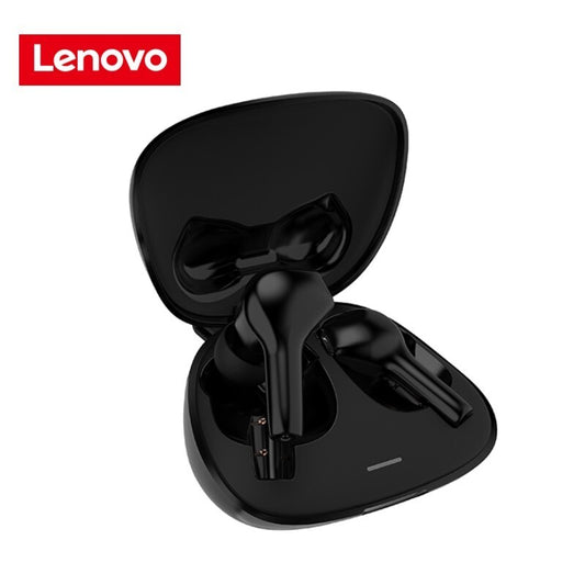 Lenovo HT06 True Wireless Bluetooth Earbuds IPX5 Waterproof Stereo Handsfree Headphones with Mic - Black