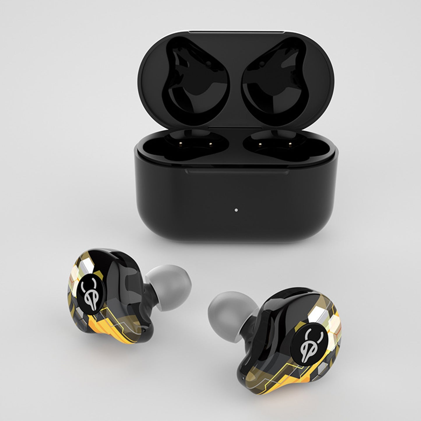 Sabbat G12 Elite True Wireless Earbuds Bluetooth 5.2 Gaming Headphones with Noise Reduction - Low Latency Sport Earphones in Yellow