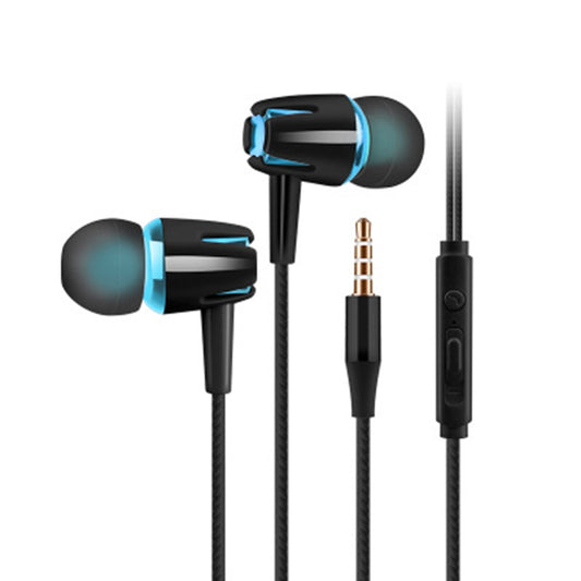 Luminous Subwoofer In-Ear Headphones E18 - 3.5mm Jack Noise Cancelling Sport Earbuds with Built-in Microphone for Hands-Free Calling