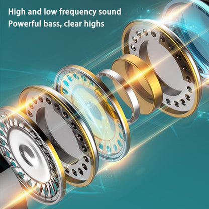 Luminous Subwoofer In-Ear Headphones E18 - 3.5mm Jack Noise Cancelling Sport Earbuds with Built-in Microphone for Hands-Free Calling