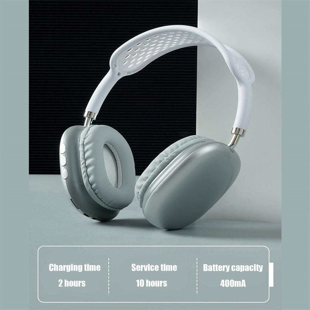 P9 TWS Wireless Bluetooth 5.3 Headset with Microphone - Stereo Hi-Fi Noise Canceling Gaming Headphones - Blue