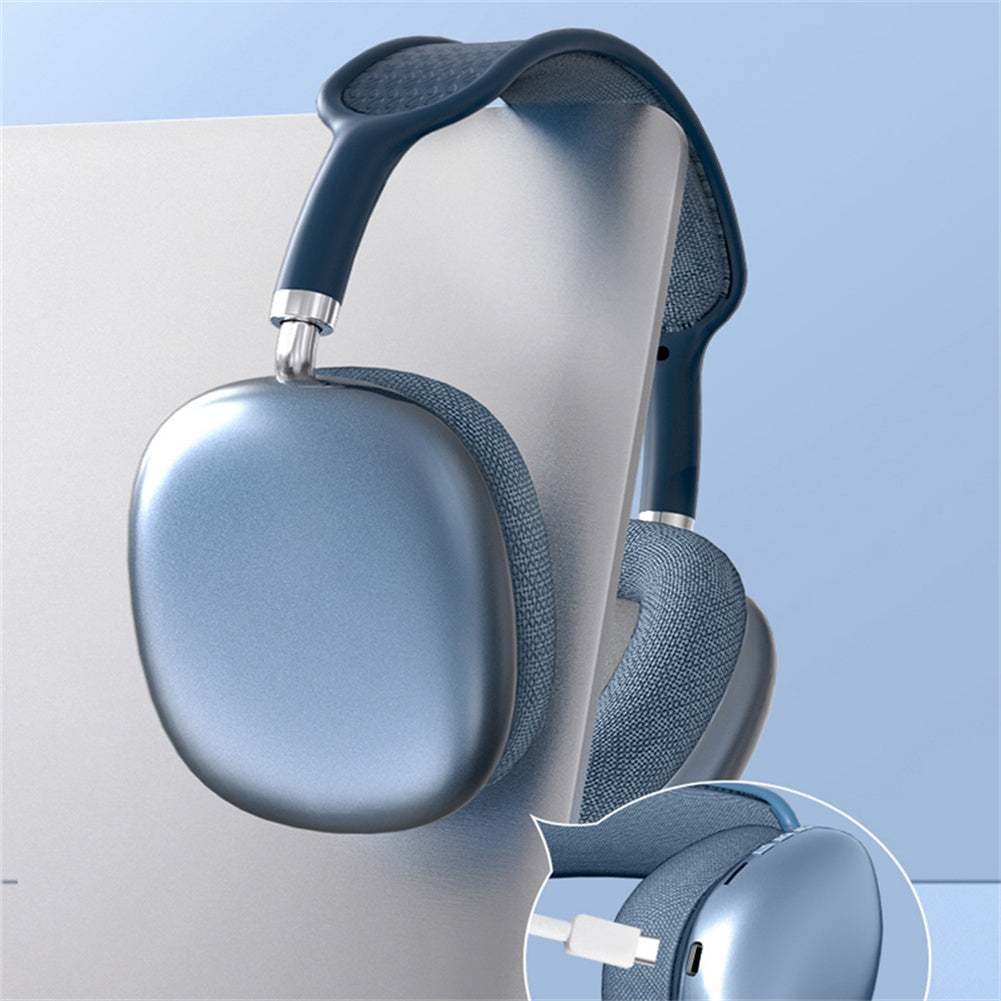P9 TWS Wireless Bluetooth 5.3 Headset with Microphone - Stereo Hi-Fi Noise Canceling Gaming Headphones - Blue