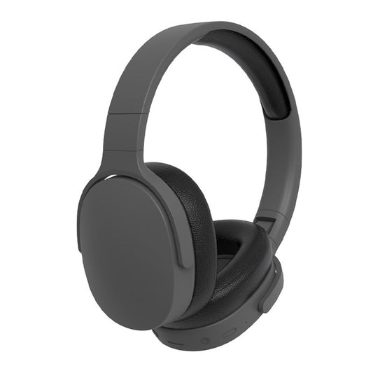 P2961 Bluetooth 5.1 Wireless Gaming Headset In-Ear Stereo HIFI Subwoofer Headphones with TF Card Slot, AUX Music Player, and Built-in Microphone - Grey