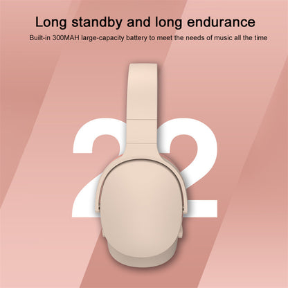 P2961 Bluetooth 5.1 Wireless Gaming Headset In-Ear Stereo HIFI Subwoofer Headphones with TF Card Slot, AUX Music Player, and Built-in Microphone - Grey