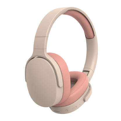 P2961 Bluetooth 5.1 Wireless Gaming Headset In-Ear Stereo HIFI Subwoofer Headphones with TF Card Slot, AUX Music Player, and Built-in Microphone - Grey