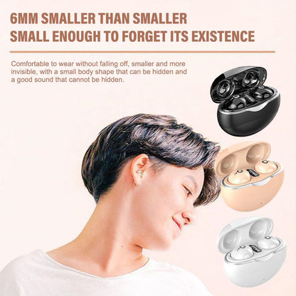S800 Wireless Earbuds Bluetooth 5.3 Mini Invisible Headphones with 28H Playtime, IPX5 Waterproof, Touch Control, HiFi Stereo Sound for Sports, Fitness, Work, Sleep, and Home
