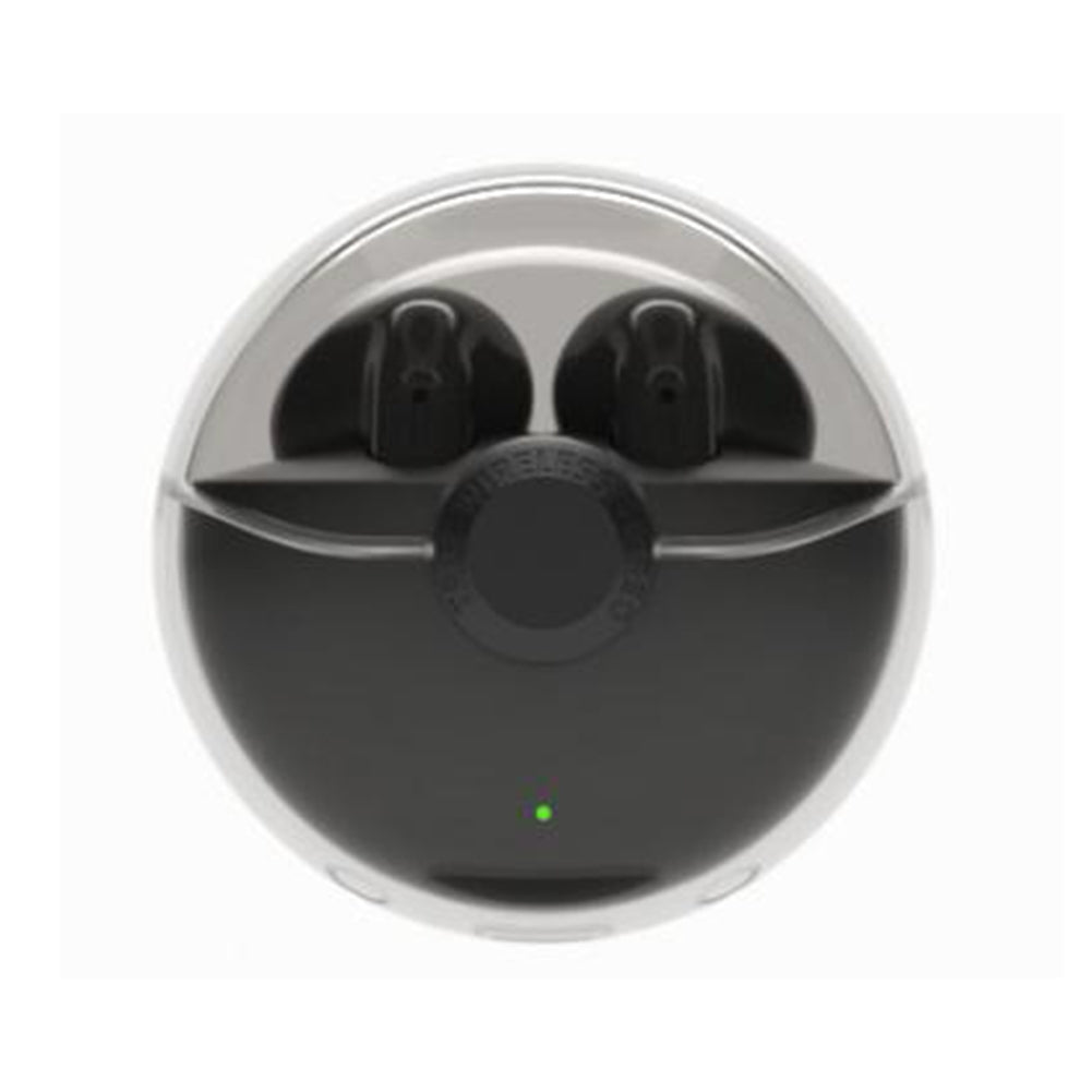 XY90 Half In-Ear Wireless Earbuds TWS Bluetooth Headphones with 20H Battery Life, Touch Control, IPX5 Waterproof Sports Headset in Black - True Wireless Stereo Earphones for Running, Gym, and Outdoor Activities