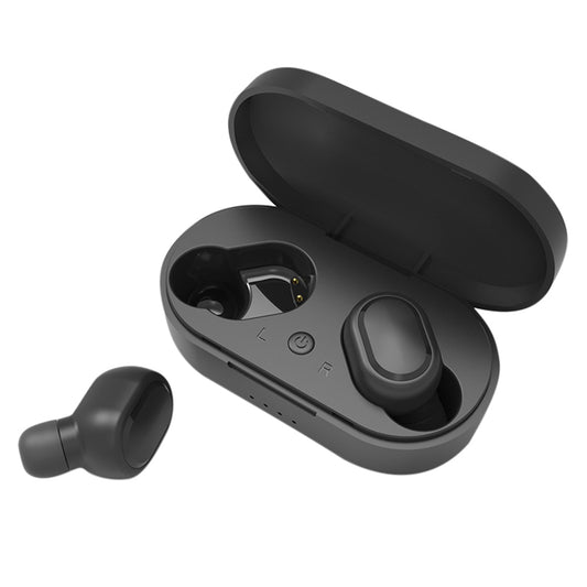 TWS M1 True Wireless Earbuds Bluetooth 5.0 In-Ear Stereo Headphones with Charging Case, Built-in Mic for Sports Work Gaming - Black