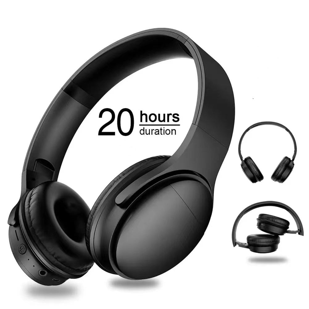 VJ901 Wireless Headphones Over Ear Wireless Headphones Foldable Lightweight Headset With TF Card Mode blue