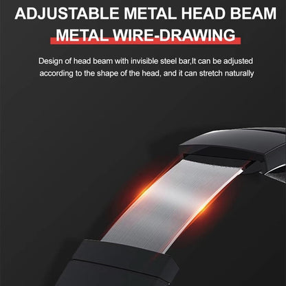VJ901 Wireless Headphones Over Ear Wireless Headphones Foldable Lightweight Headset With TF Card Mode blue