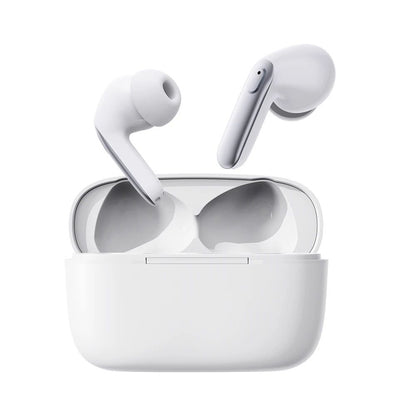 Wireless Earbuds Gaming Earphones with Charging Case Active Noise Reduction Headphones White