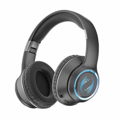 Noise Canceling Headset HIFI Sound Headphones Wireless Folding Scalable Gaming Headphones For Office Trucker pink