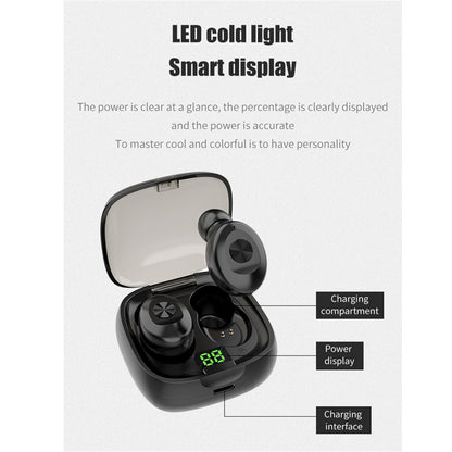 XG8 Wireless Earbuds Ultra Long Playtime Sleeping Headphones with Power Display Charging Case - Bluetooth 5.0 Waterproof Sports Earbuds for Running Working Out - Pink