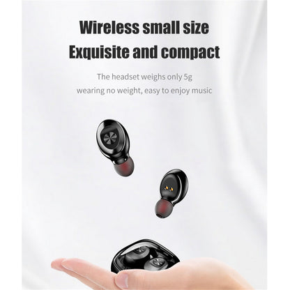 XG8 Wireless Earbuds Ultra Long Playtime Sleeping Headphones with Power Display Charging Case - Bluetooth 5.0 Waterproof Sports Earbuds for Running Working Out - Pink