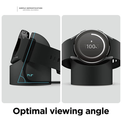 Galaxy Watch Charger Cable with Magnetic Wireless Charging Bracket - USB-C PD Fast Charging Adapter for Samsung Galaxy Watch 6, 5, 4, 3, Active & Classic Models (39.37 Inches/100CM) - White