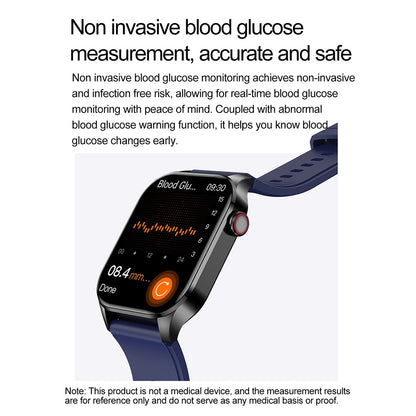 T98 Pink Smart Watch with Blood Oxygen, Blood Pressure, Heart Rate & Sleep Monitor - 2.04 Inch AMOLED Display for Smartphones