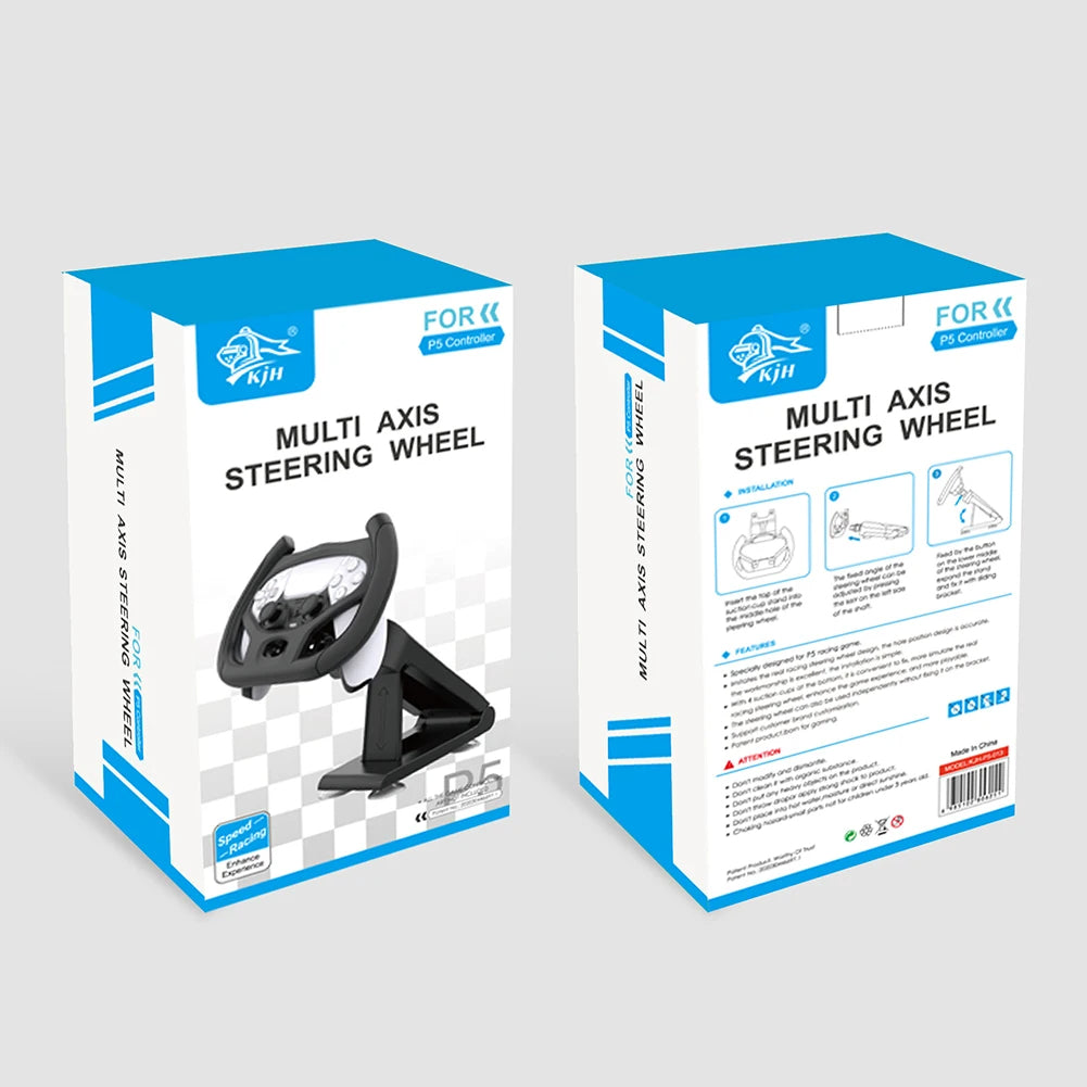 PS5 Gaming Wheel with Pedals evlune