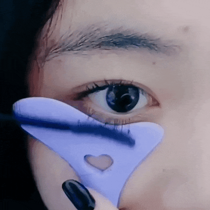 Perfect Winged Eyeliner Guide Tool Reusable Silicone Makeup Stencil evlune