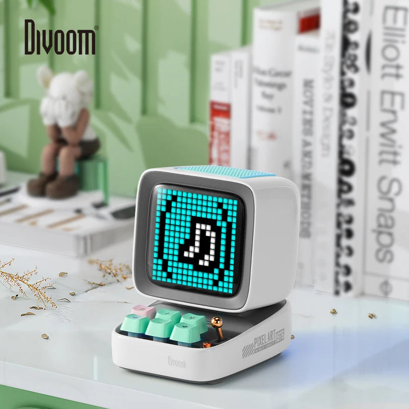 Pixel Art Bluetooth Speaker Retro evlune