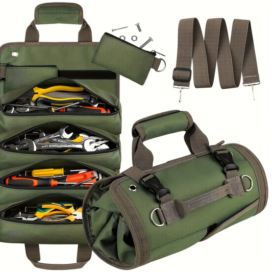 Portable 10 Tool Bag Roll Up evlune