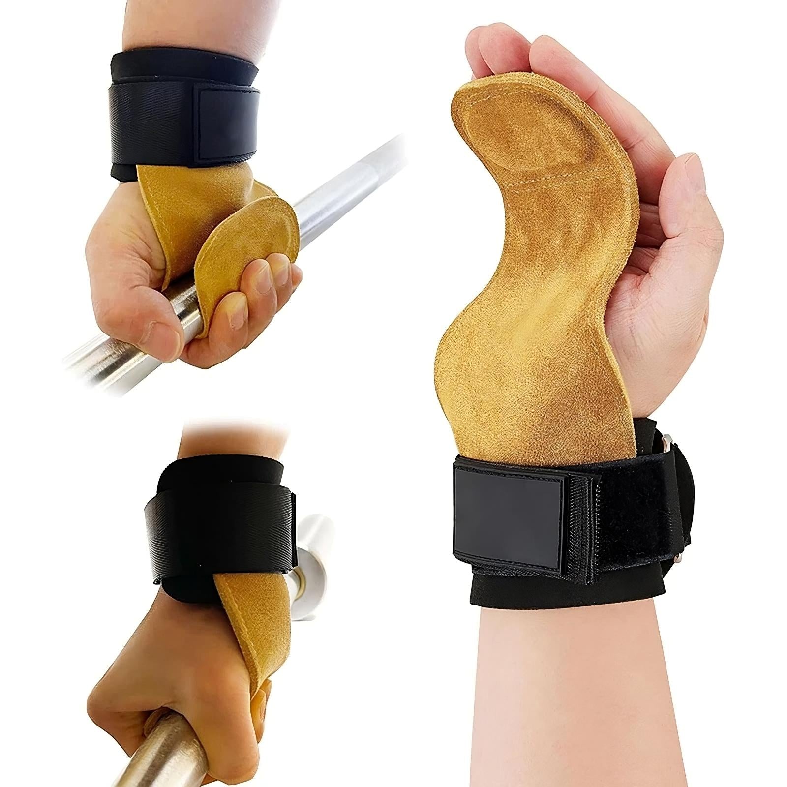 Power Grip Straps for Strength Training Professional evlune