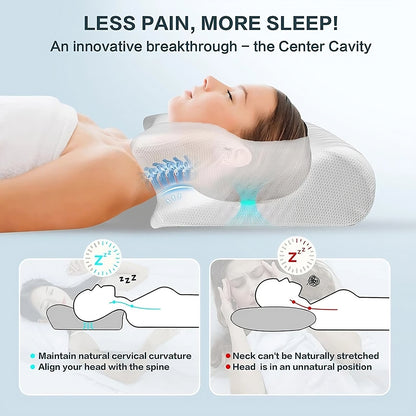Premium Memory Foam Cervical Pillow evlune