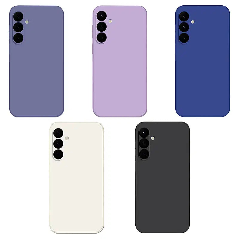 Premium Soft Silicone Lanyard Case with Microfiber Lining for Samsung Galaxy S25 Multiple Colors No Fingerprint Anti Scratch