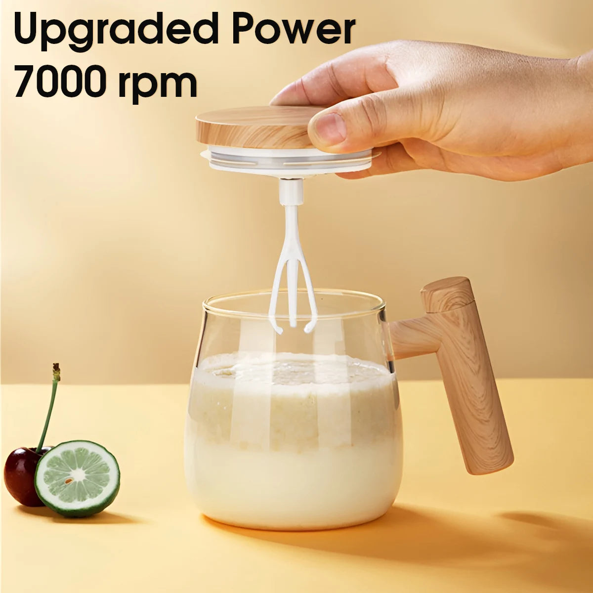 Rechargeable Self Stirring Mug evlune