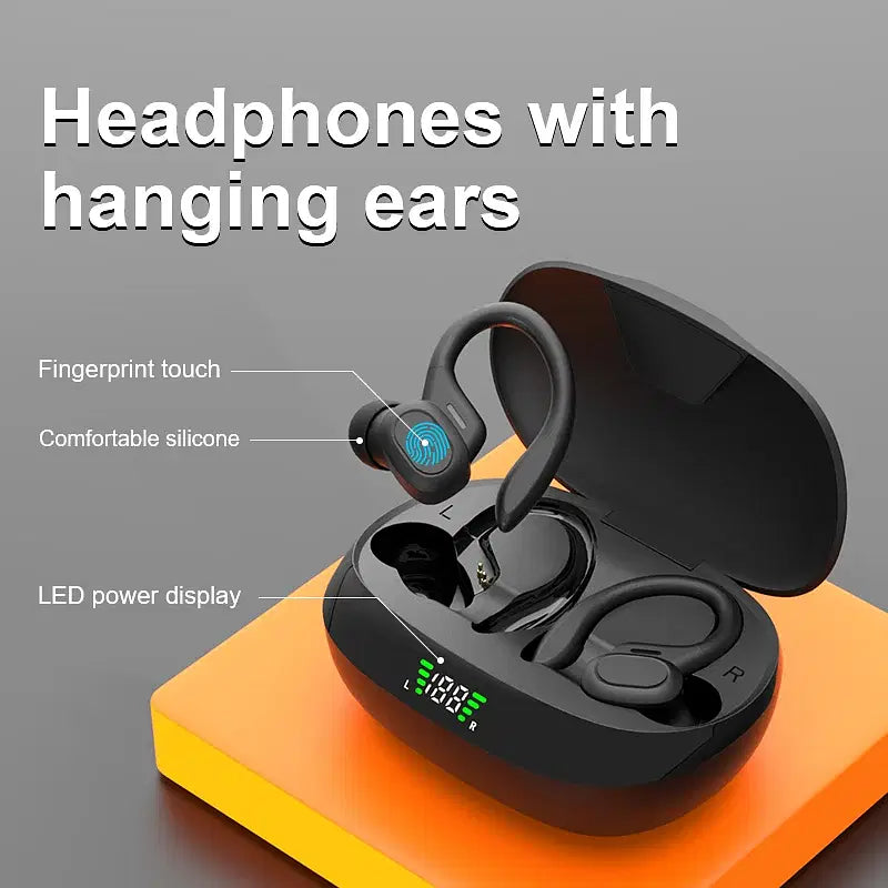 Original SP16 Wireless Earphones True Wireless Earbuds Ear Hook Sports HiFi Stereo Waterproof Headset With Mic TWS Bluetooth 5.3 Headphones for Gaming and Outdoor Activities