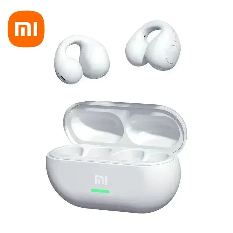 Xiaomi Original T75 Bone Conduction Bluetooth 5.3 Headphones - White aWireless Sports Earphones with HiFi Sound Quality, Waterproof Design, and Advanced Noise Cancelling Technology