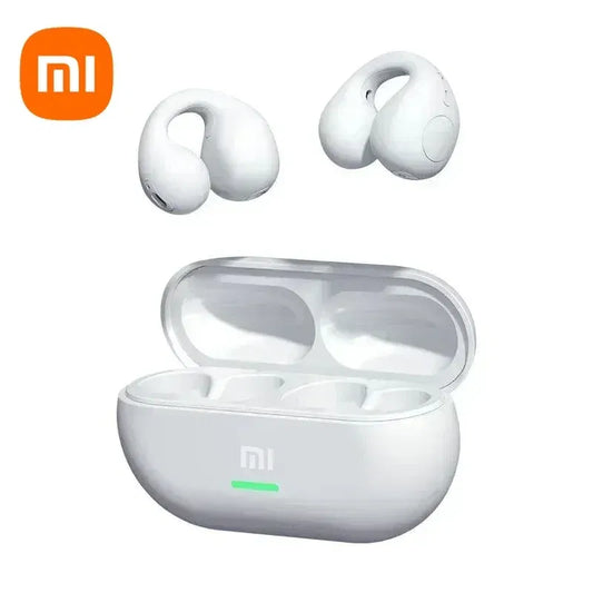 Xiaomi Original T75 Bone Conduction Bluetooth 5.3 Headphones - White aWireless Sports Earphones with HiFi Sound Quality, Waterproof Design, and Advanced Noise Cancelling Technology