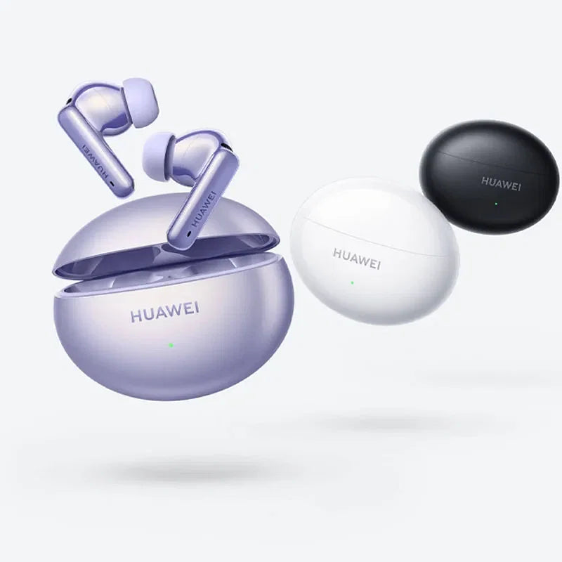 Black Huawei FreeBuds 6i (T0019) Wireless Earbuds with Intelligent Dynamic ANC 3.0, 11mm Quad-Magnet Driver, 35-Hour Battery Life, Bluetooth 5.3, IP54 Water-Resistant True Wireless Headphones