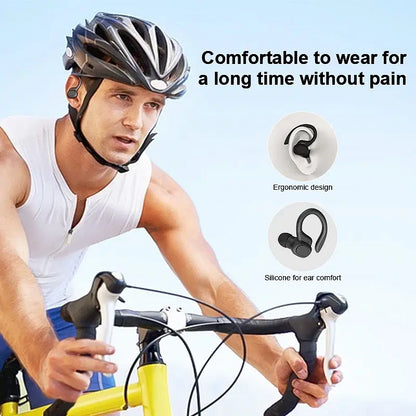 Original SP16 Wireless Earphones True Wireless Earbuds Ear Hook Sports HiFi Stereo Waterproof Headset With Mic TWS Bluetooth 5.3 Headphones for Gaming and Outdoor Activities
