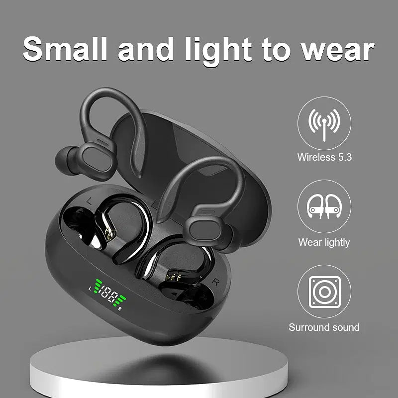 Original SP16 Wireless Earphones True Wireless Earbuds Ear Hook Sports HiFi Stereo Waterproof Headset With Mic TWS Bluetooth 5.3 Headphones for Gaming and Outdoor Activities