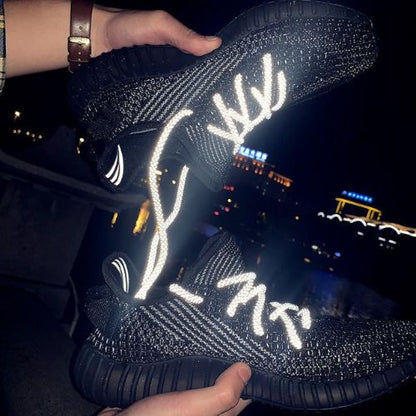 أربطة أحذية أمان عاكسة تتوهج في الظلام من إيفلون