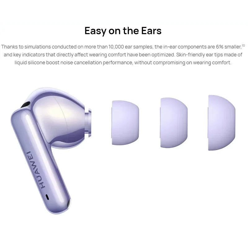 Black Huawei FreeBuds 6i (T0019) Wireless Earbuds with Intelligent Dynamic ANC 3.0, 11mm Quad-Magnet Driver, 35-Hour Battery Life, Bluetooth 5.3, IP54 Water-Resistant True Wireless Headphones